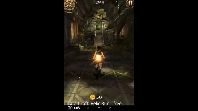 Lara Croft: Relic Run - Отличный раннер на Android(Обзор/Review) смотреть онлайн