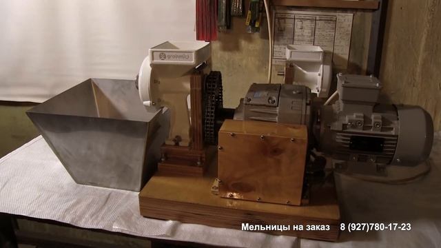Мельница своими руками. Делаем цельнозерновую муку. смотреть онлайн
