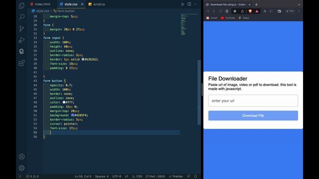 Build A File Downloading App With Vanilla Javascript | Download Files Using Html Css Js смотреть онлайн