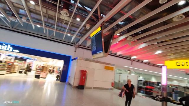 A Stunning Walkthrough at London Heathrow Airport Terminal 4 | Departure смотреть онлайн