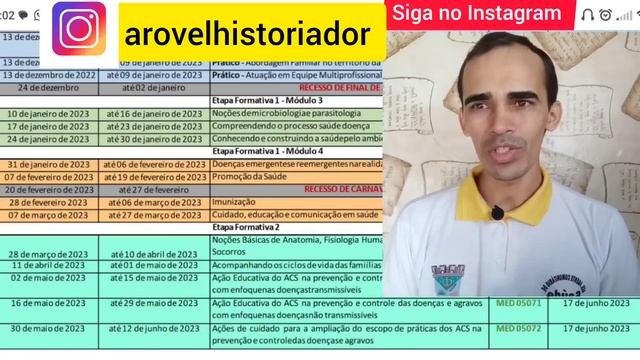Orientações para o final do curso Saúde com Agente | Disciplina 25 смотреть онлайн
