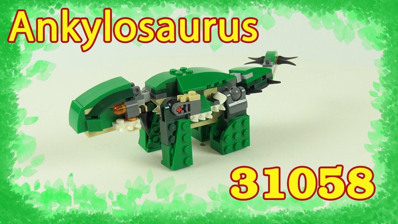 Lego Creator  31058  Green Ankylosaurus  - ALTERNATE MODEL
