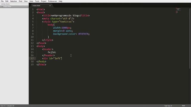 A blogunk HTML+CSS váza (webprogramozás 18. rész) смотреть онлайн