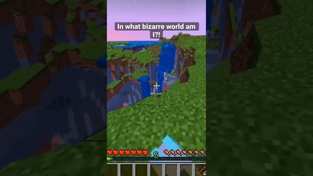 I’m lost in a bizarre world! No cubes mod #shorts #minecraft смотреть онлайн