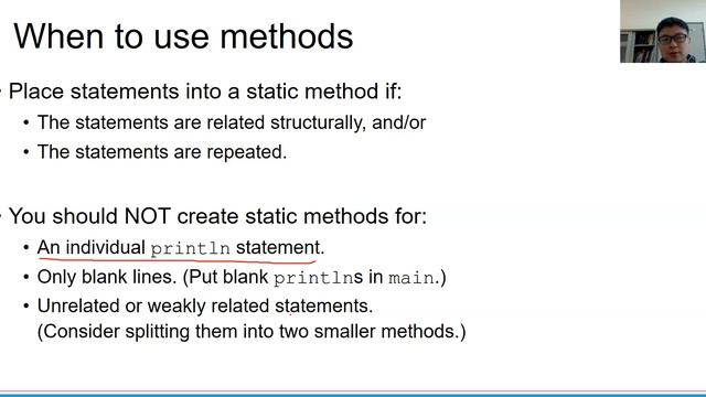 [Computer Programming] - Week 05 - Methods (Part 1) смотреть онлайн