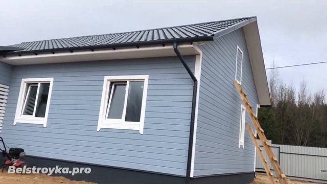 Завершение строительства каркасного дома в Логойске 2020 год. По проекту Z7 и Z11 смотреть онлайн