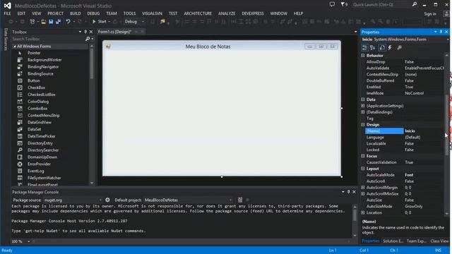 C# Windows Form - Seu primeiro programa visual - Aula 1 смотреть онлайн