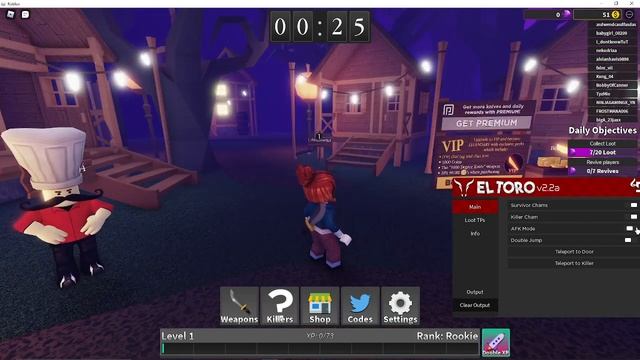 Survive the Killer autofarm script/hack roblox смотреть онлайн