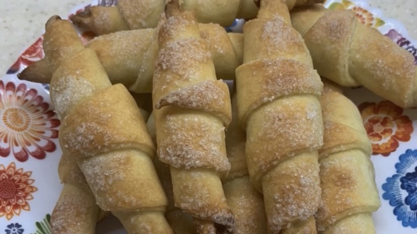 Творожные рогалики к чаю смотреть онлайн