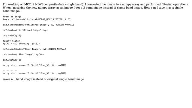 GIS: How to save numpy array as single band image? (2 Solutions!!) смотреть онлайн