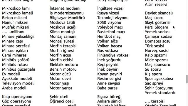 Turkish alphabet: reading listening exercise 2 смотреть онлайн