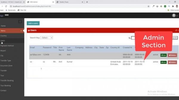 Online booking system tours and travels in PHP MySQL|Buy air and bus ticket online free code