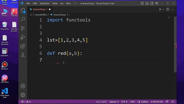 lesson31|reduce function in python|with example|#programming #pythonprogramming #exceptionhandling смотреть онлайн
