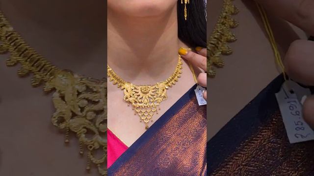 🔥2 Grams Gold Sakha/Umbrella Ring/Chik/Sitahar/Earring/Necklace From The Janapriya Jewellers TJJ смотреть онлайн