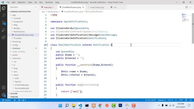 Laravel 8 Notification Bangla | How to Implements Queue | Send Email Instantly Using Queue | P - 6 смотреть онлайн