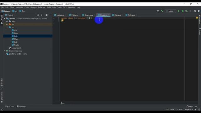 Уроки по Java. Абстрактные классы и методы смотреть онлайн