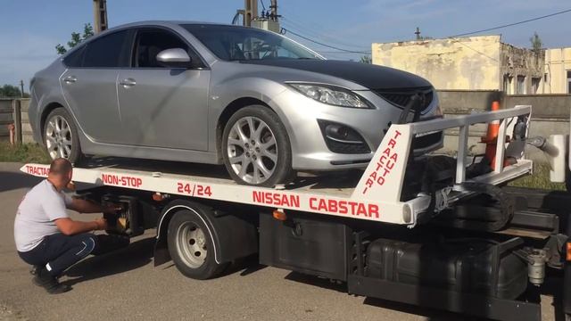 Platou Hidraulic, Mazda 6, Firma Tractare Auto Timisoara смотреть онлайн