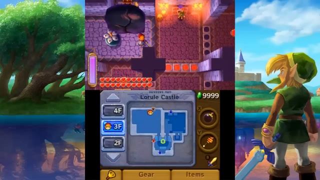 The Legend Of Zelda: A Link Between Worlds - 100% Walkthrough Part 25 - Lorule Castle
