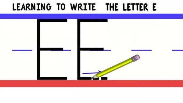 Write the Letter E