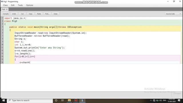 JAVA Programming - To print the number of Vowels in a String смотреть онлайн
