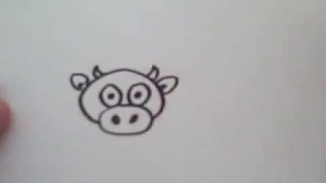 Как нарисовать корову| how to draw cow смотреть онлайн