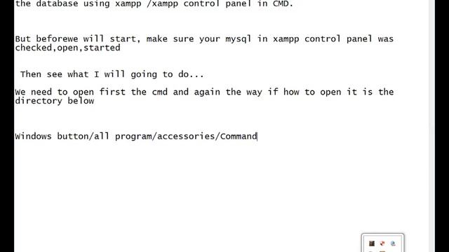 how to show database using xampp and mysql in CMD смотреть онлайн