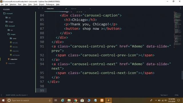 Build Responsive MICROSOFT WEBSITE using HTML CSS & BOOTSTRAP 4 in Hindi смотреть онлайн
