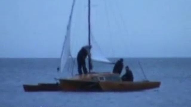 Парусный тримаран, яхтинг (multihull,sailing,marine) смотреть онлайн