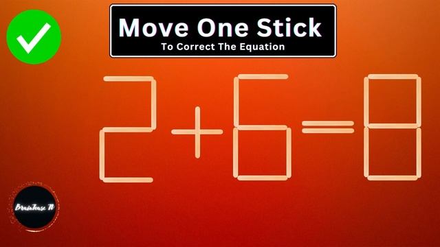 Stick Math Challenge: Can You Correct the Equations in 5 Seconds? | Mind-Bending Math Puzzle смотреть онлайн