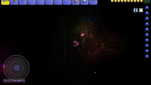 Terraria- Rainbow Gun Test on Plantera! смотреть онлайн