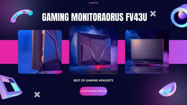 GAMING MONITOR AORUS FV43U | latest gaming updates смотреть онлайн