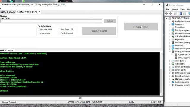 FONECOM F-19 flash file with boot key смотреть онлайн