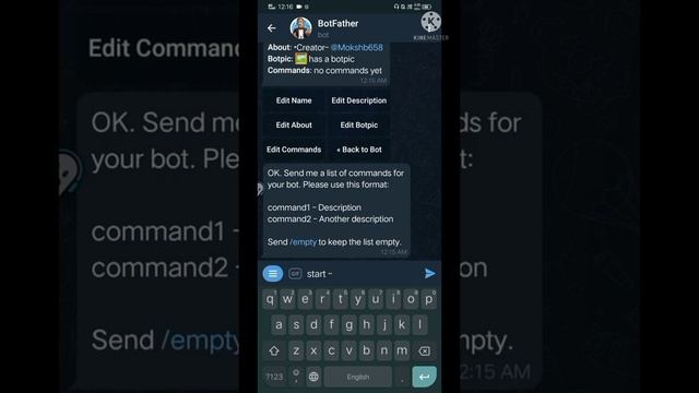 How to set commands in Telegram Bot ? смотреть онлайн