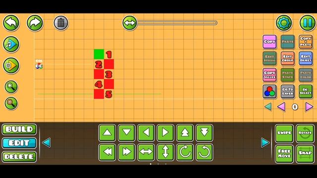 КАК ИЗМЕНЯТЬ ЦВЕТ ОБЪЕКТОВ В GEOMETRY DASH | LИНК смотреть онлайн