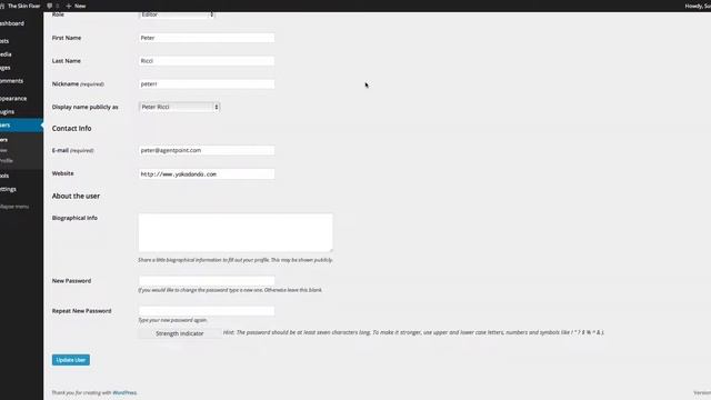 WordPress Guide 08 Managing Users смотреть онлайн