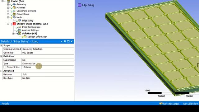 5- Mesh Generation | ANSYS Thermal Analysis Course of Solar PV Module смотреть онлайн