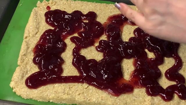 Овсяное ПЕЧЕНЬЕ с джемом домашний рецепт вкусной выпечки смотреть онлайн