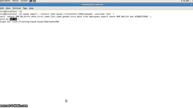 Scoop commands Export MSQL table into Hive Tables and back to MYSQL смотреть онлайн