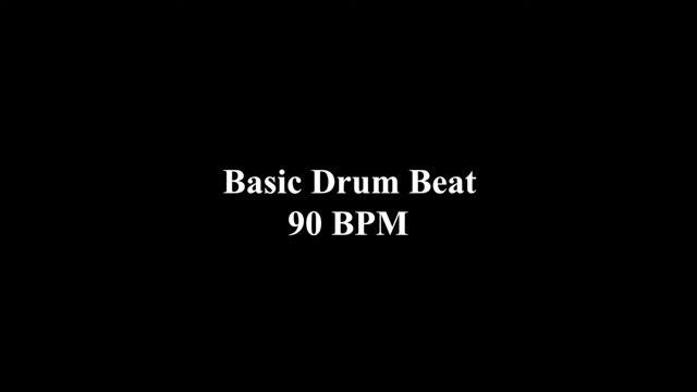 Basic Drum Beat Track/Metronome 90 BPM смотреть онлайн