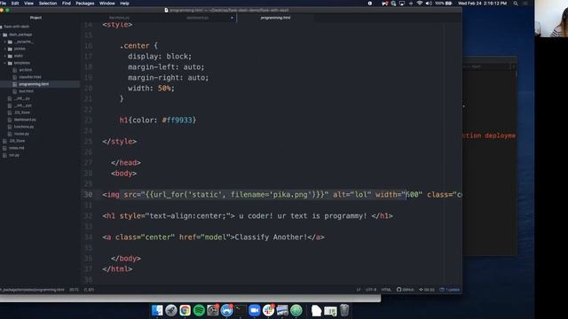 Capstones: Creating a Flask app with Dash смотреть онлайн
