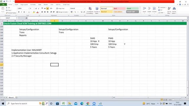 Oracle Fusion Cloud SCM Training | Instances & User | 3rd Session смотреть онлайн