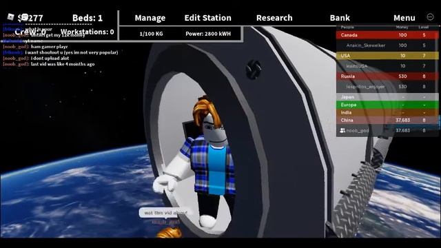 My First Roblox Video (Space Station Infinity) смотреть онлайн