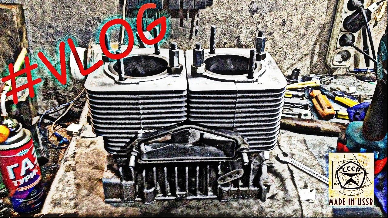 ⚠️Снегоход БУРАН__КартерРМЗ-640 _Лабиринты на коленвал!