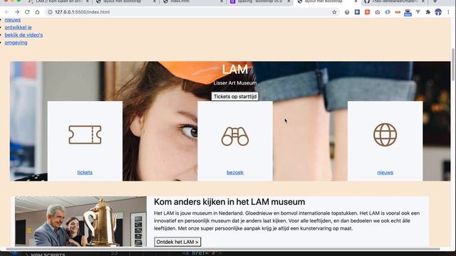 Layout met Bootstrap 5 stap 2: padding en marge смотреть онлайн