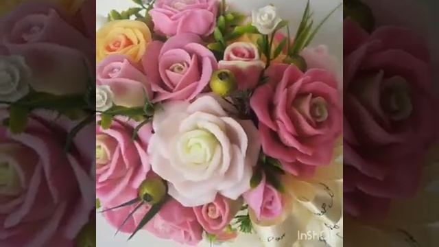 Букет из мыльных роз! Оригинальный подарок. смотреть онлайн