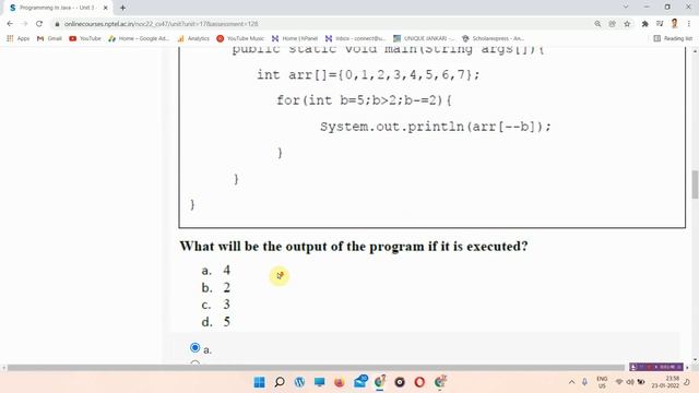 NPTEL Programming In java Assignment 1 Quiz Answers 2022 || unique Jankari смотреть онлайн