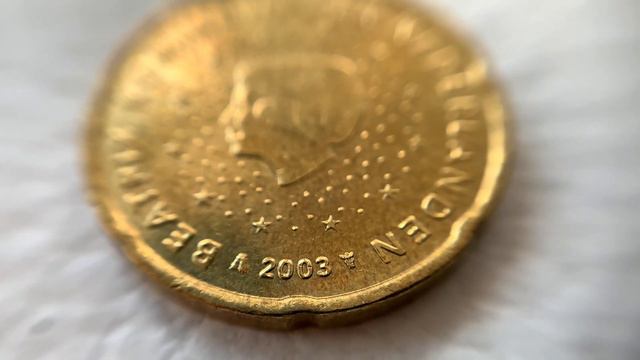 20 EURO CENT 2003 NETHERLANDS - RARE 58.200.000 смотреть онлайн