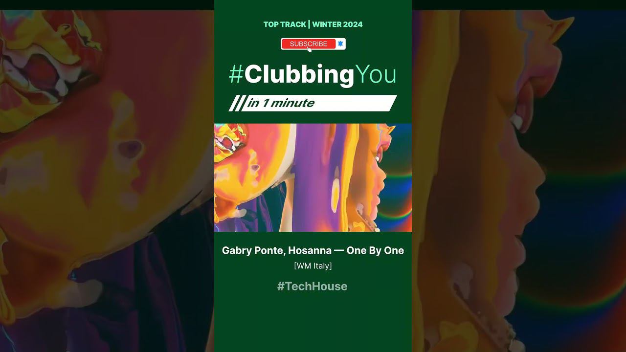 Gabry Ponte, Hosanna — One By One [WM Italy] #ClubbingYou #Сlubbing