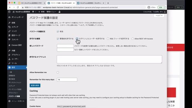 【WordPress基礎講座（非技術者向け）】#16 プラグインの紹介とサイト全体や単体記事にパスワードをかける方法 смотреть онлайн