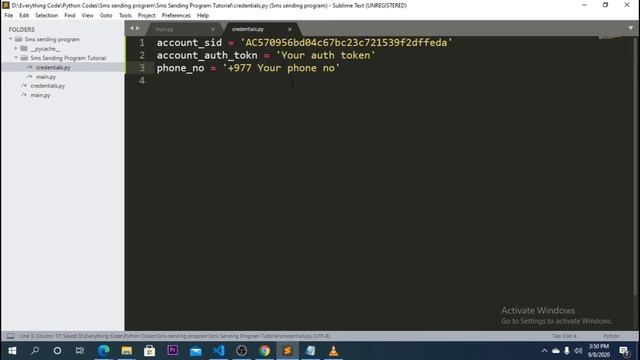 Send SMS using Twilio using Python | Coding Desires смотреть онлайн